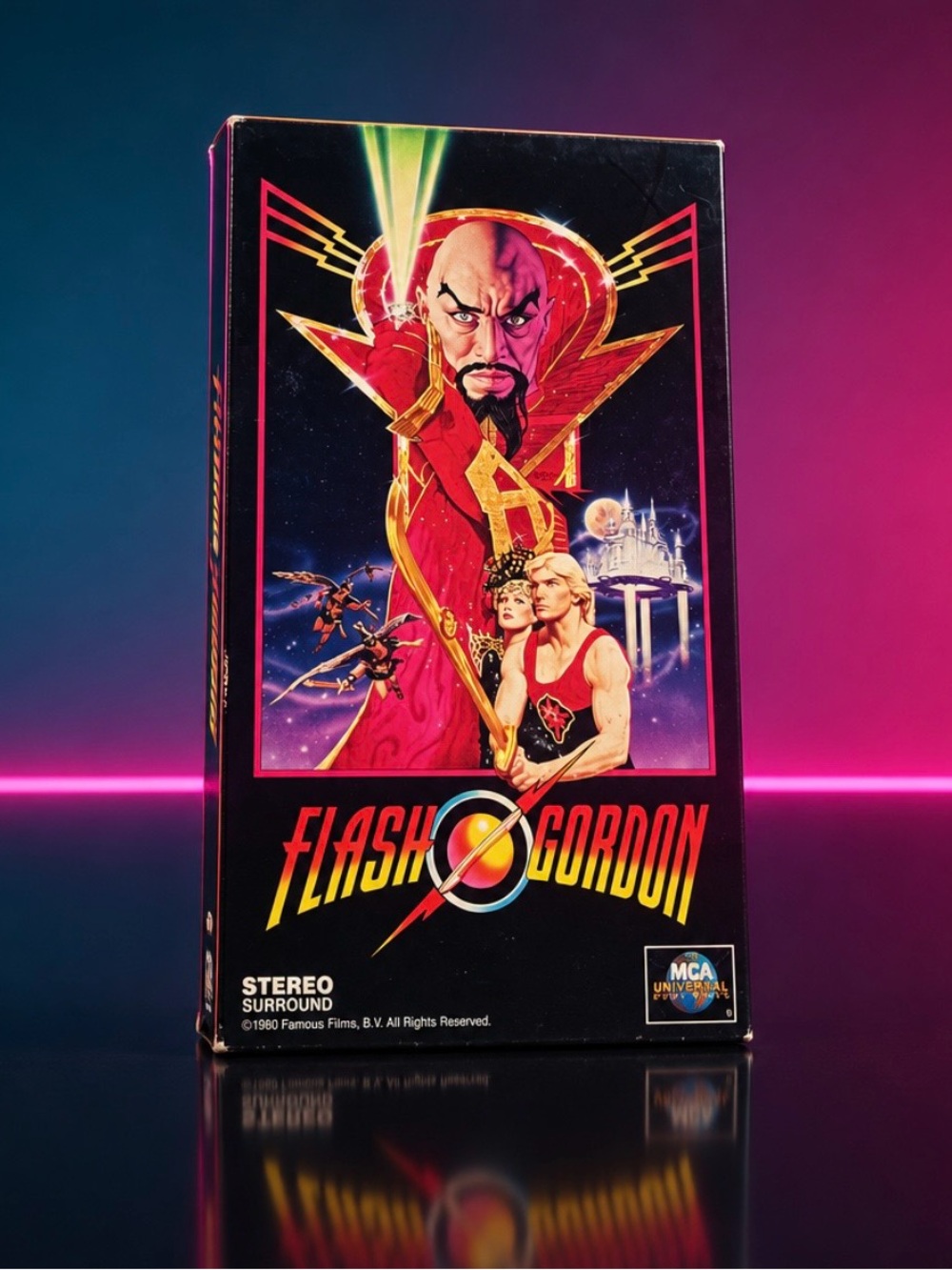 🎬Vintage Flash Gordon VHS (1980) – MCA Universal Stereo Surround Collectible